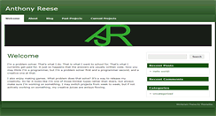 Desktop Screenshot of anthonyreese.com